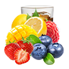 Bluberry sour rapsberry & strawberry mango & lemon cola