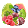 peach berry & kiwi passion fruit guava