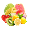 pink lemonade-kiwi passion fruit guava-peach berry-strawberry banana