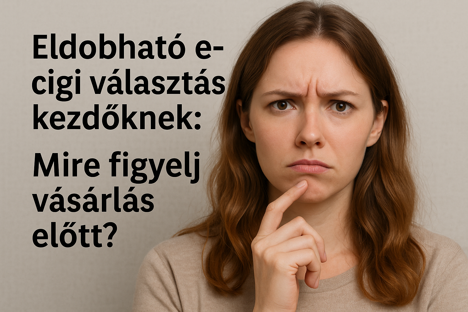 Eldobható e-cigi választás kezdőknek: Mire figyelj vásárlás előtt? - Információk a termék kiválasztásához.