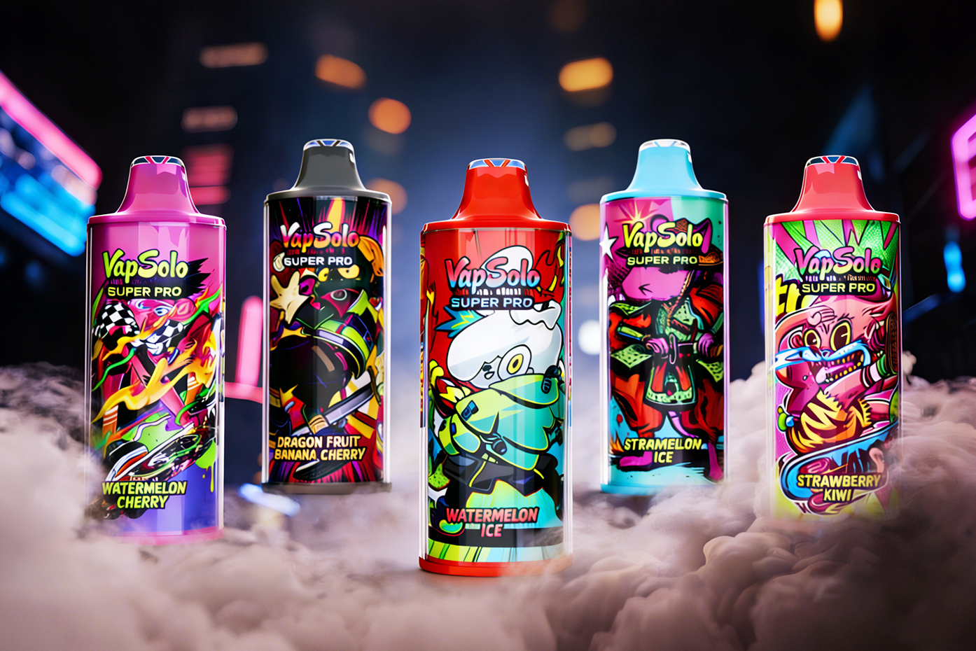 Vapsolo Super Pro eldobható vape állítható airflow-val és újratölthető akkumulátorral