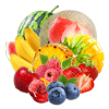 Blue razz lemonade -cherry berry -Strawberry banana -Triple melon -Peach mango pineapple -Watermelon ice