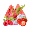 Black ice dragon fruit strawberry & Raspberry watermelon