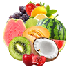 Watermelon cherry -Kiwi passion fruit guava -Mango peach-Pink lemonade -Coconut melon-Sakura grape
