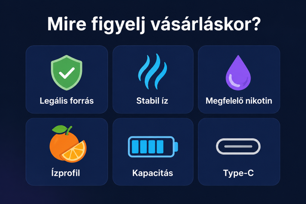 Eldobható vape vásárlás Magyarországon - mire figyelj
